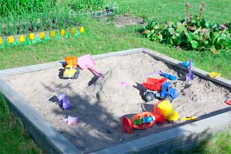 Use Pure Sand for Sandpits